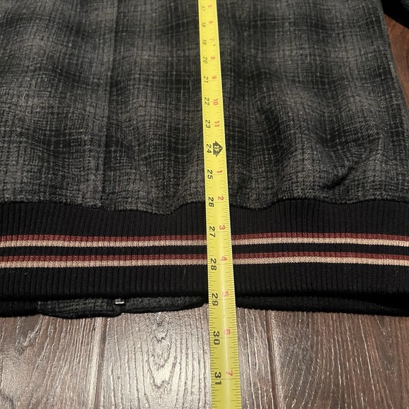 Forever 21 Men Los Angeles Varsity Bomber Retro Streetwear Coat Jacket Gray XL - Picture 11 of 16